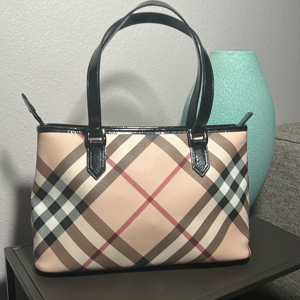 Burberry Supernova check PVC Tote